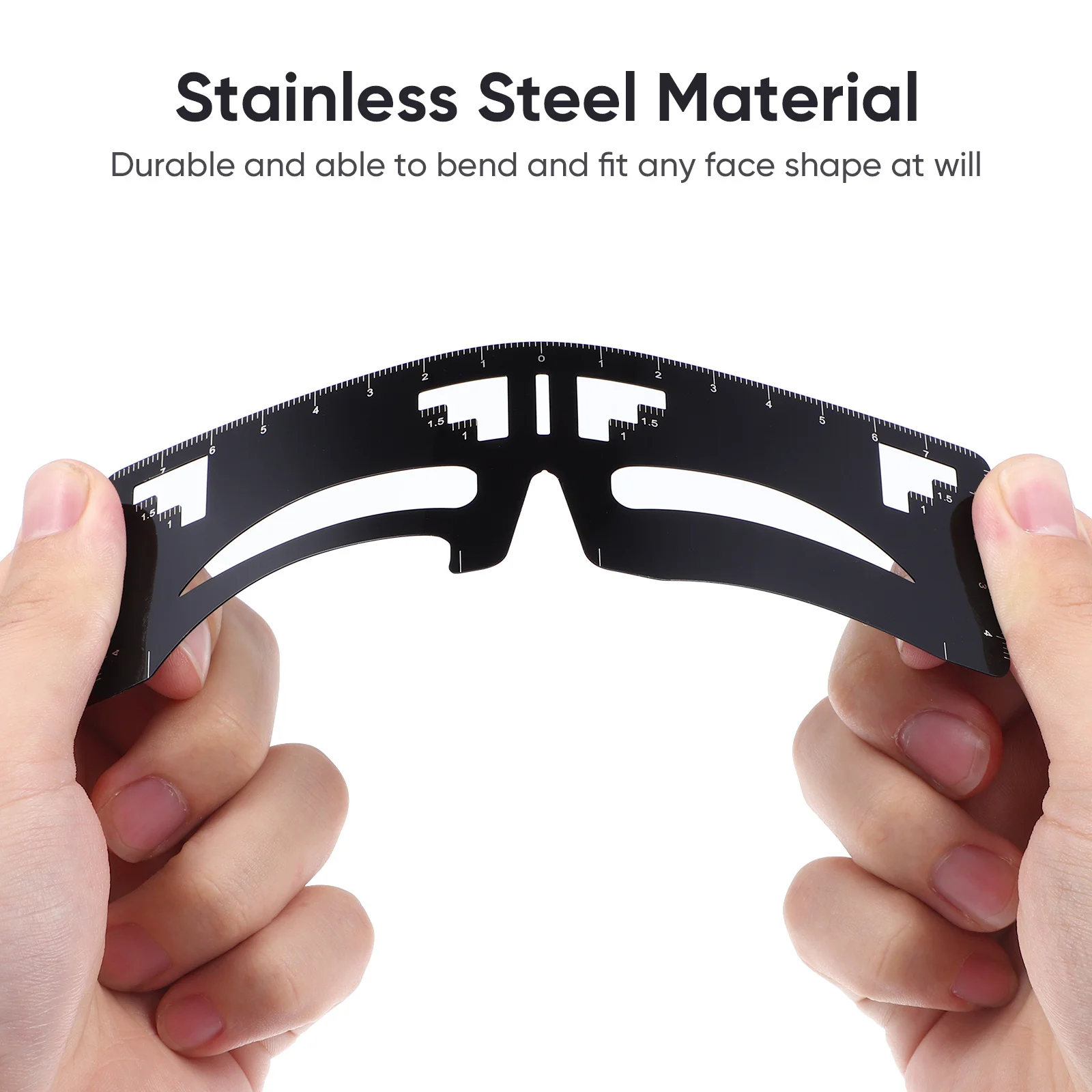 Liniaal voor vrouwen Herbruikbare wenkbrauwvormer Sjabloon Make-uptool Gemakkelijk te gebruiken Comfortabele pasvorm Perfect cadeau Wenkbrauwtekening