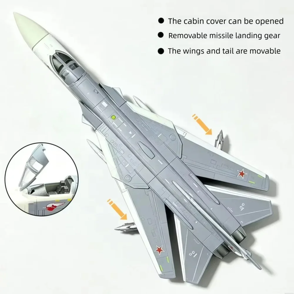 1/72 Scale Su-24 Fencer Fighter-Bomber ABS Plastic Military Series Aircraft Model DIY Assembly Model With Stand For Xmas Gifts