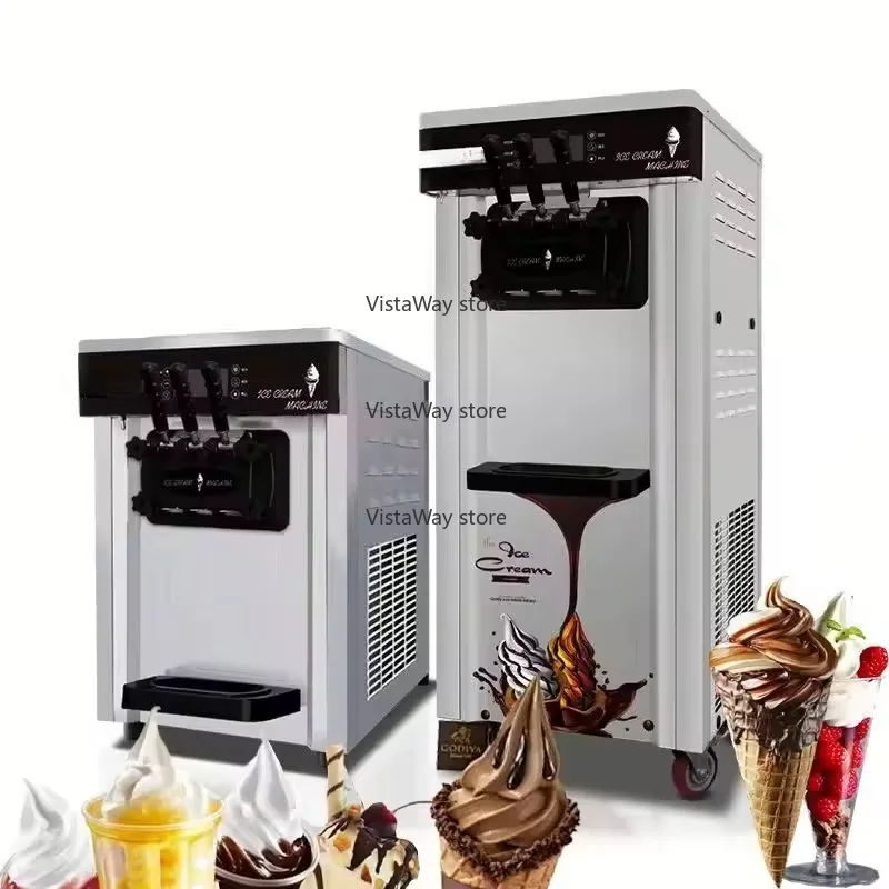 رائجة البيع دليل آلة صنع مخروط الآيس كريم آلة الآيس كريم Xy-zt965 Flavorama آلة مزج الآيس كريم السعر
