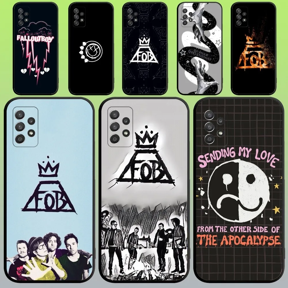 F-Fall Out B-Boy Band Phone Case For Samsung Galaxy A20,A21s,A22,A31,A32,A52,A53,A72,73,A80,A91 Soft Black Cover