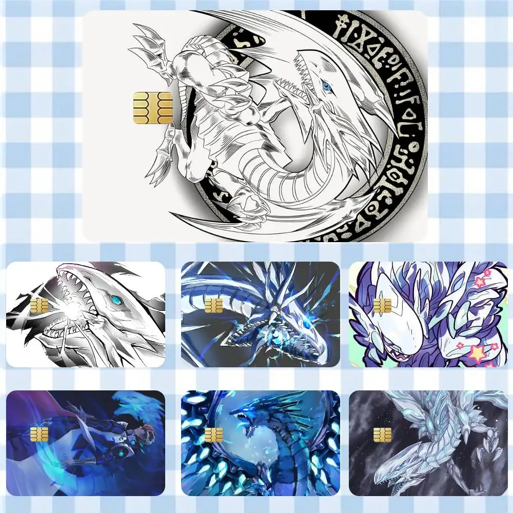 blue eyes white dragon Yu-Gi-Oh! Hayami Lai   Sticker Film Tape Skin for Credit Card Debit Card Waterproof Stickers