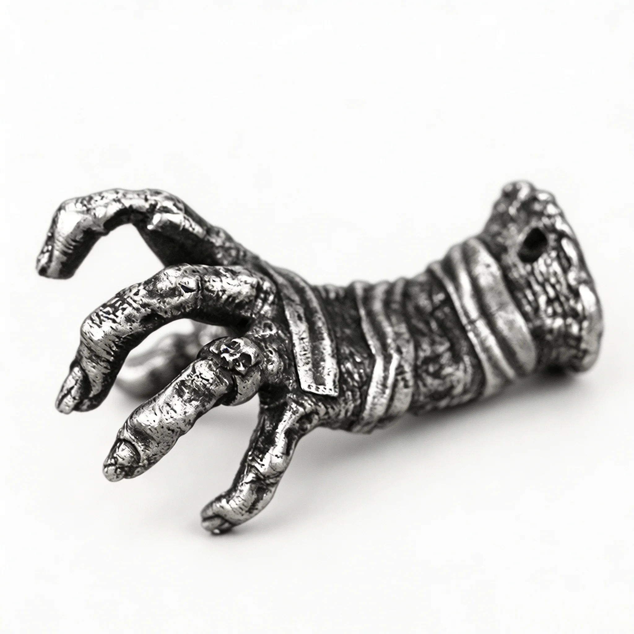 Alloy Creative Alternative Demon Hand Car Key Chain Hip‑Hop Trendy Men Pendant Ornament