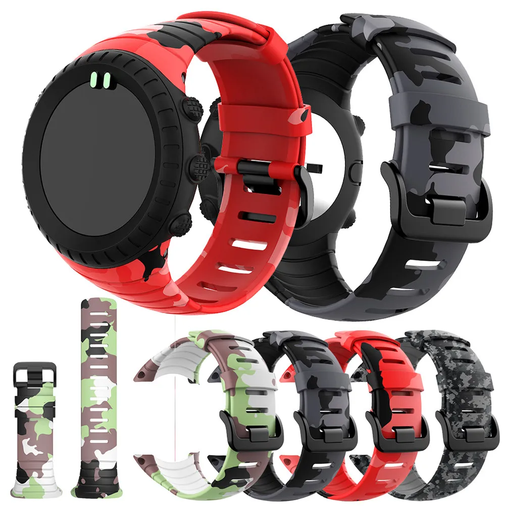 1Pcs Trendy Printed Tpu Watch Band Lightweight Breathable Sweat-Resistant Stylish Wristband Ideal for and Social