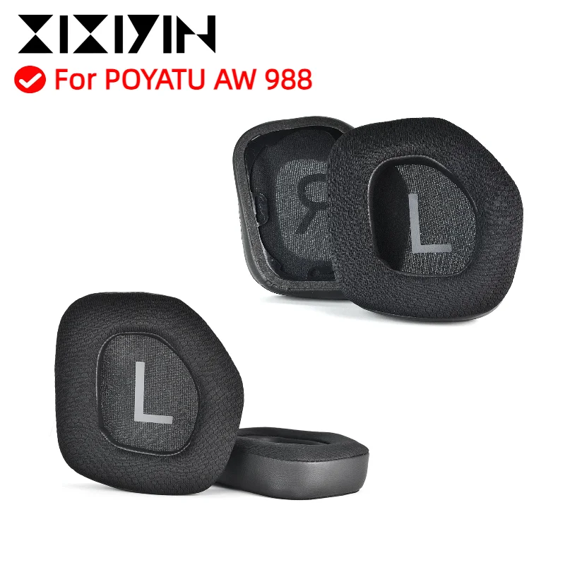 

Replacement Ear Pads Cups Earpad Memory Foam Cushions For Alienware AW988 Headphones Headset Cooling Gel