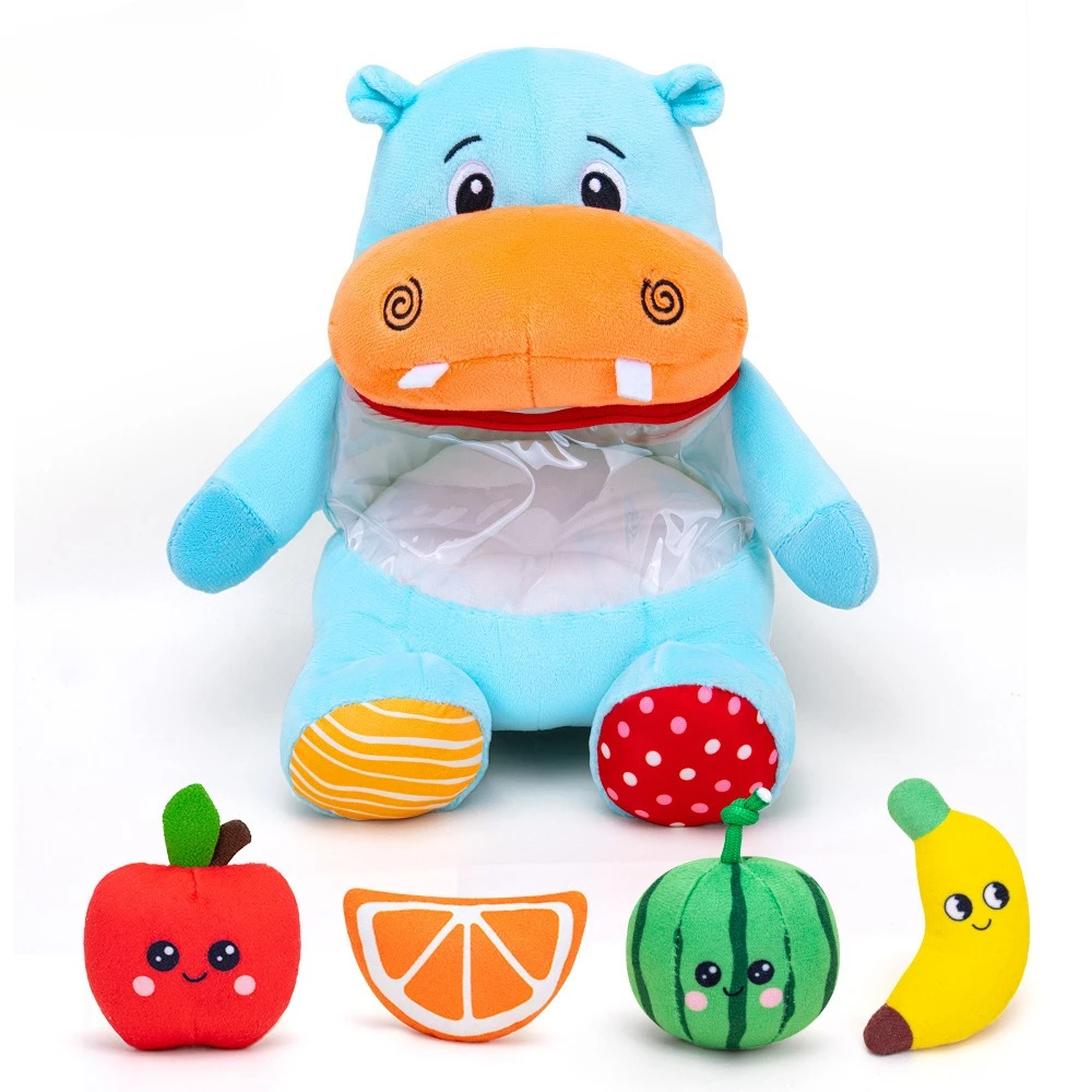 

5Pcs Cute Baby Pretend Play Toy Set, soft skin-friendly grasping toys, fun early education playset for kids aged 0-3