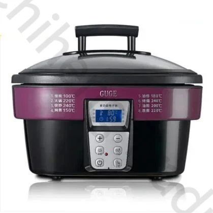 AD-G909 Multi-function 5L Electric Cooker/Nonstick Hot Pot Cooker | Portable Cooking Pot /Stew Cooker/ Intelligent Fry Cooker