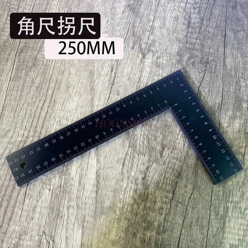 1pcs Electric wood thickened angle ruler, electric wood ruler, woodworking L-shaped turning ruler, multifunctional right angle