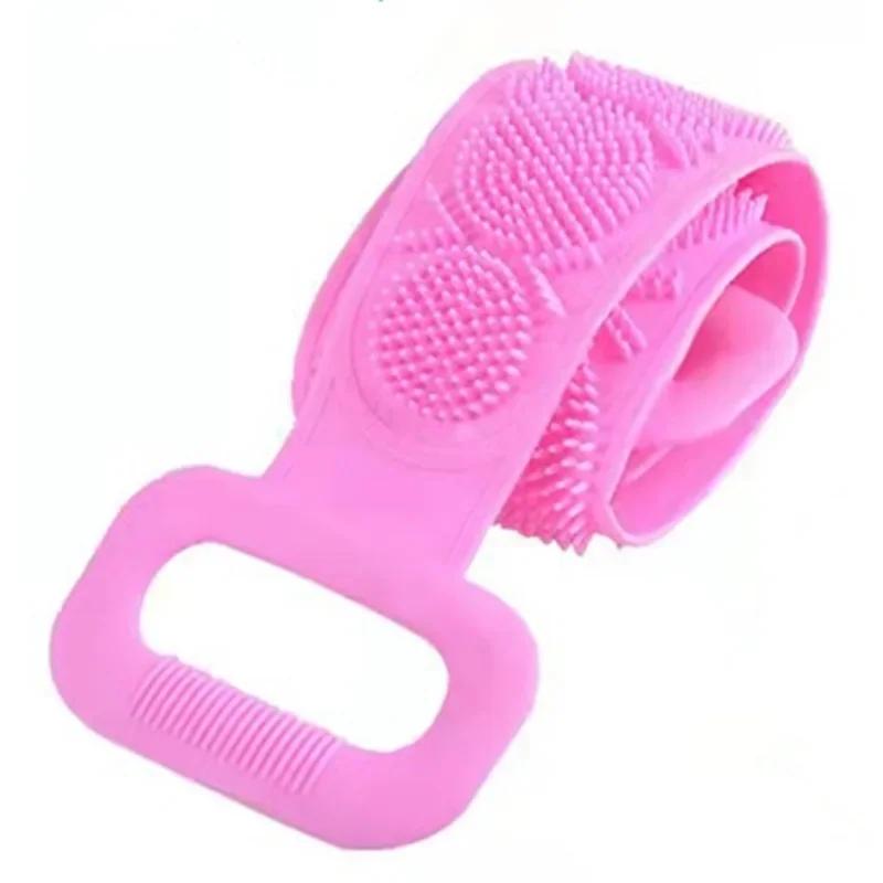 2024 New Silicone Shower Exfoliating Body Brush Long Body Brush for Long Lasting Durability Back Cleaning and Exfoliation