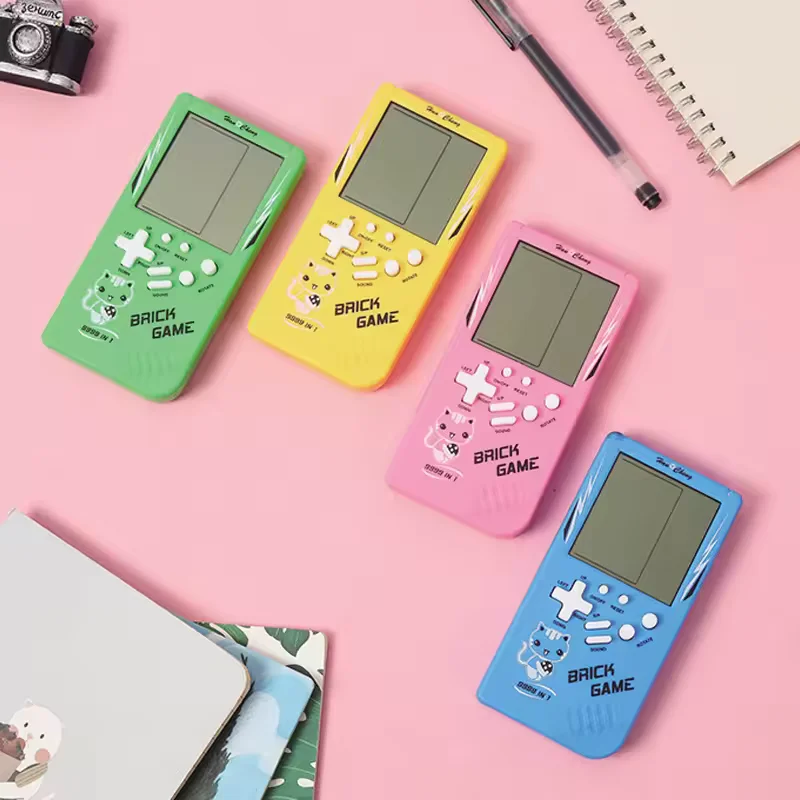 Mini Tragbare Klassische Retro Handheld Spielkonsole 23-Spiele Tasche Nostalgische Spielen Ziegel Spiel Maschine Pädagogisches Puzzle Spielzeug