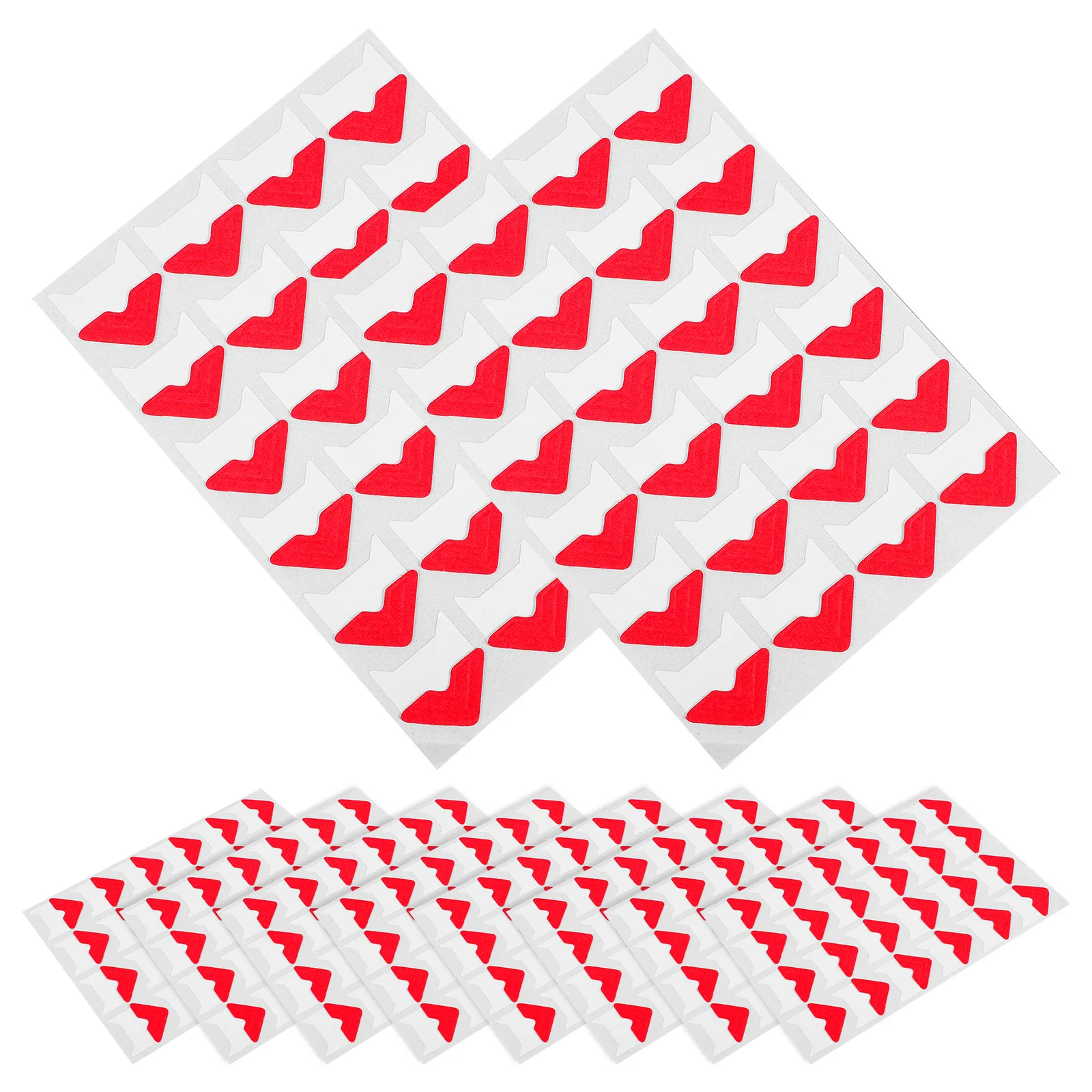 

10 Sheets Corner Sticking Material Vintage Photo Corners Self Adhesive Scrapbook Supplies Album Decorations Red Color Paper