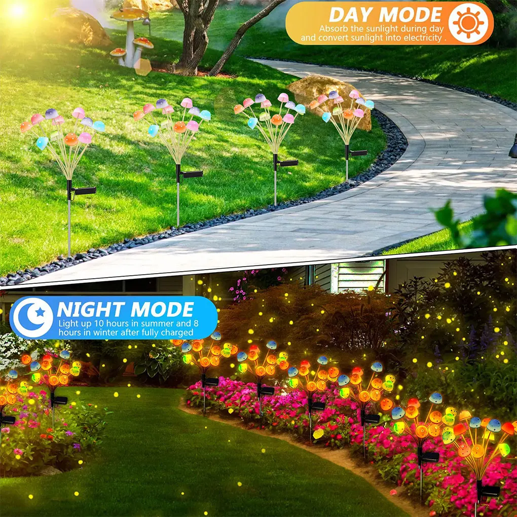 Waterproof Festive Atmosphere Light Solar Powered Ground Plug For Courtyard Long-lasting And Durable