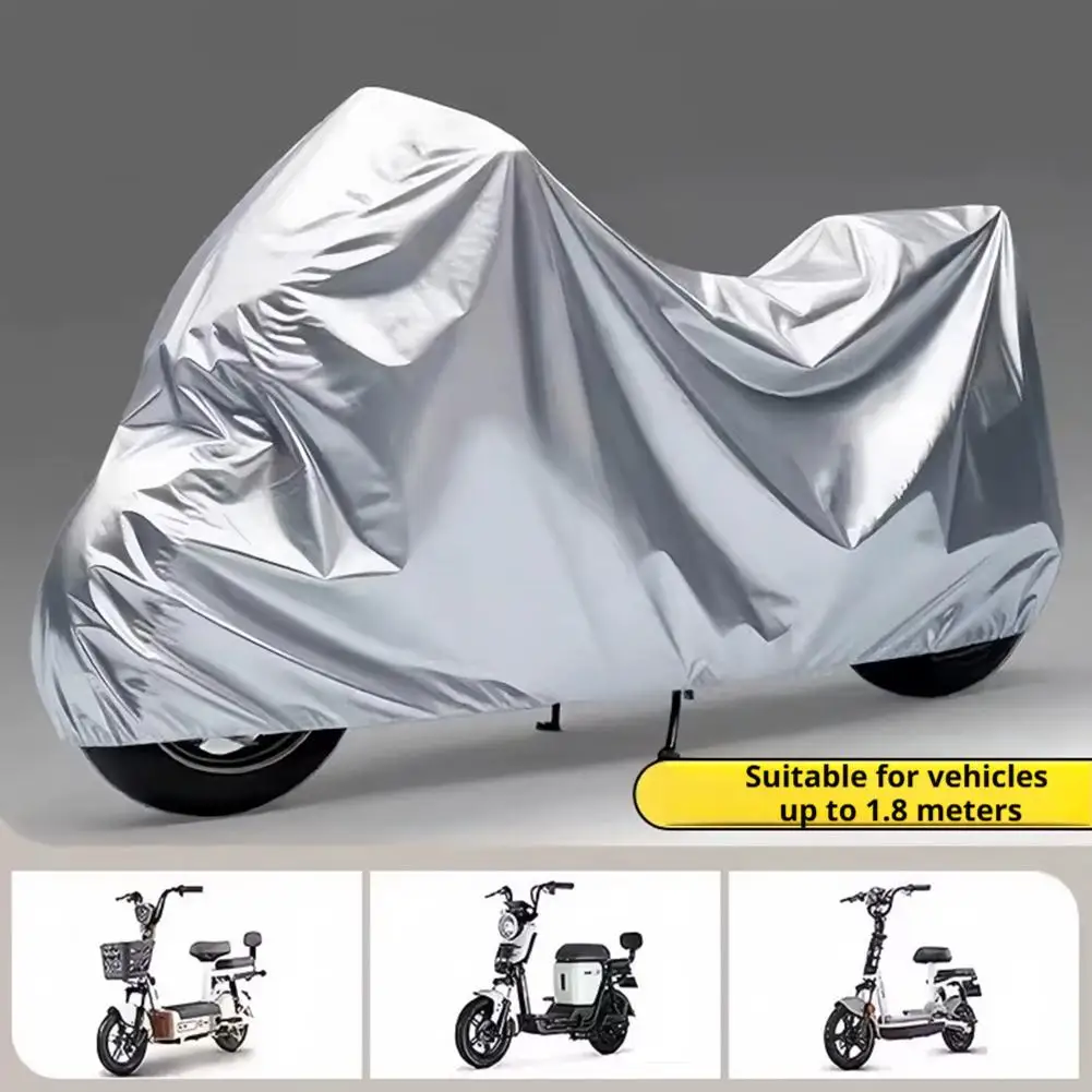 Waterproof Universal Motorcycle Cover All-Inclusive Rain Sun Protective Cover, Perfect for Rainy Weather