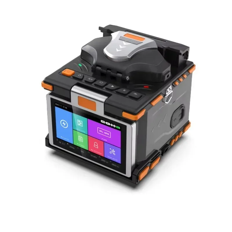 Automatic Fiber Optic Fusion Splicer M5 with 6 Motors Optical Machine for Efficient Fiber Connection