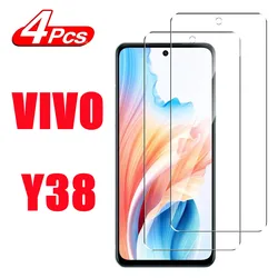 1/4 piece high-definition tempered film HD+Xiaomi high-quality tempered glass For VIVO Y38 5G screen protector glass film