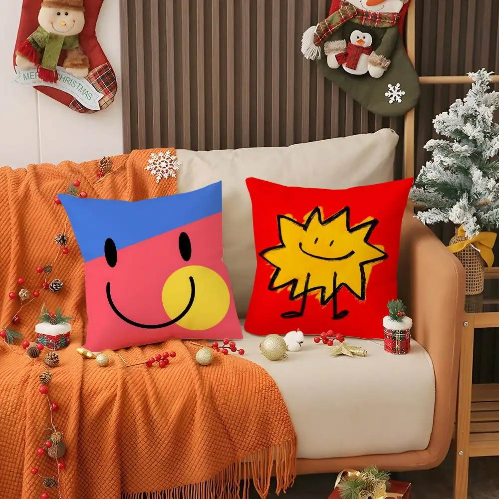 Battle For D-Dream Island Cushion Cover Short Plush Pillowcase Sofa Decorative Cushion Bed Pillow Gift Idea
