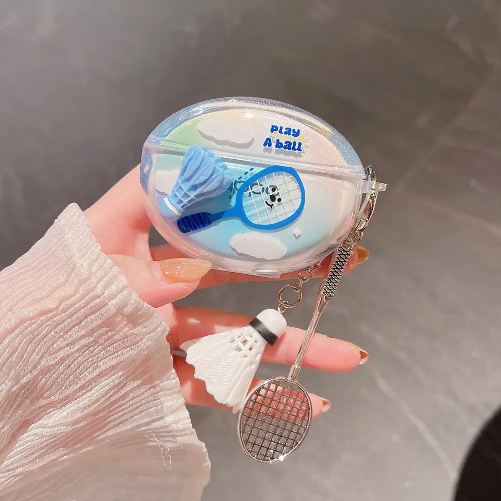 ل ممن لهم Enco الهواء 4 برو 4i R2 R3 R4 2i 3i Free4 حافظة ثلاثية الأبعاد الكرتون الأسماك لينة حماية للصدمات سماعة غطاء مع المفاتيح