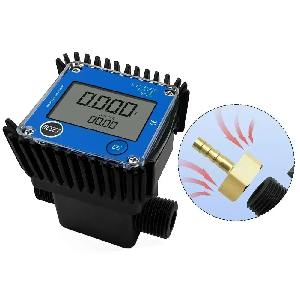 The Four-point External Threaded Gear Flow Meter Is Suitable For Diesel Fuel For Test Measurement Tool Accessory