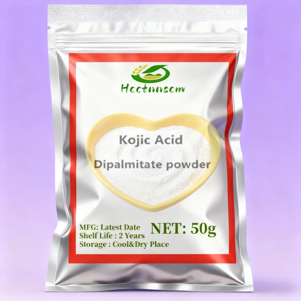 

Hot Sale Kojic Acid Dipalmitate Powder Pure Cosmetics 99% Kojic Acid Soap Skin Whitening Serum Extract Freckle Removing
