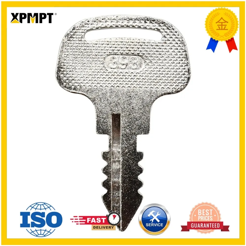 5 PCS Ignition Keys 393 18510-63720 1851063720 18510-63620 For Kubota Generator AV5500 AV6500 Tractor M105S M4900