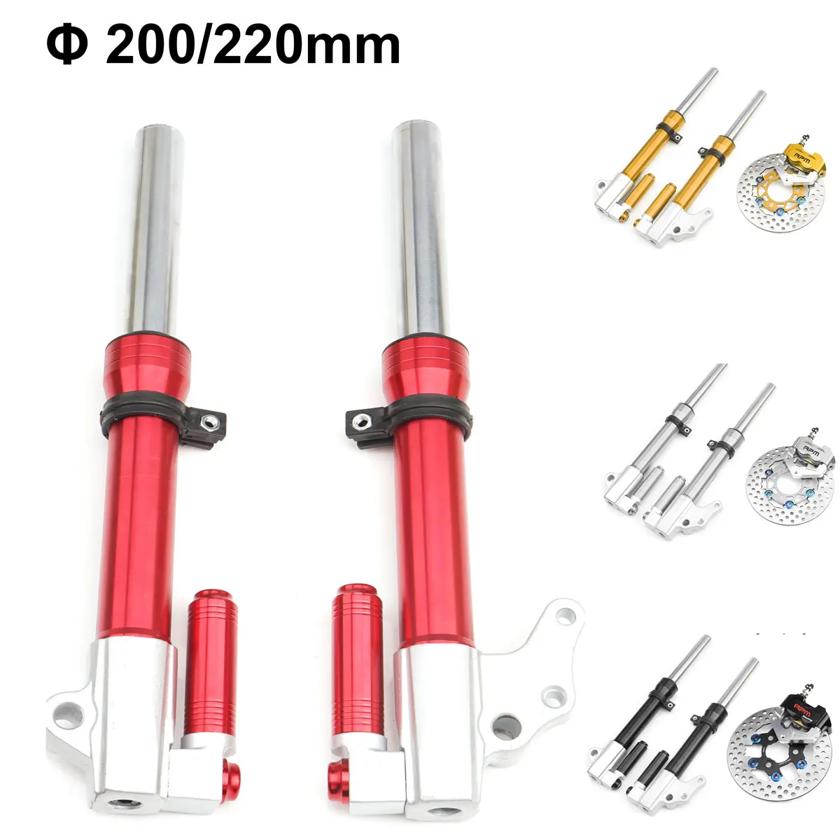 27 Core RPM Motorcycle Front Fork Shock Absorber Brake Disc For Yamaha RSZ JOG Niu UQI BWS MBK Nitro Aerox Gy6 Electric Scooter