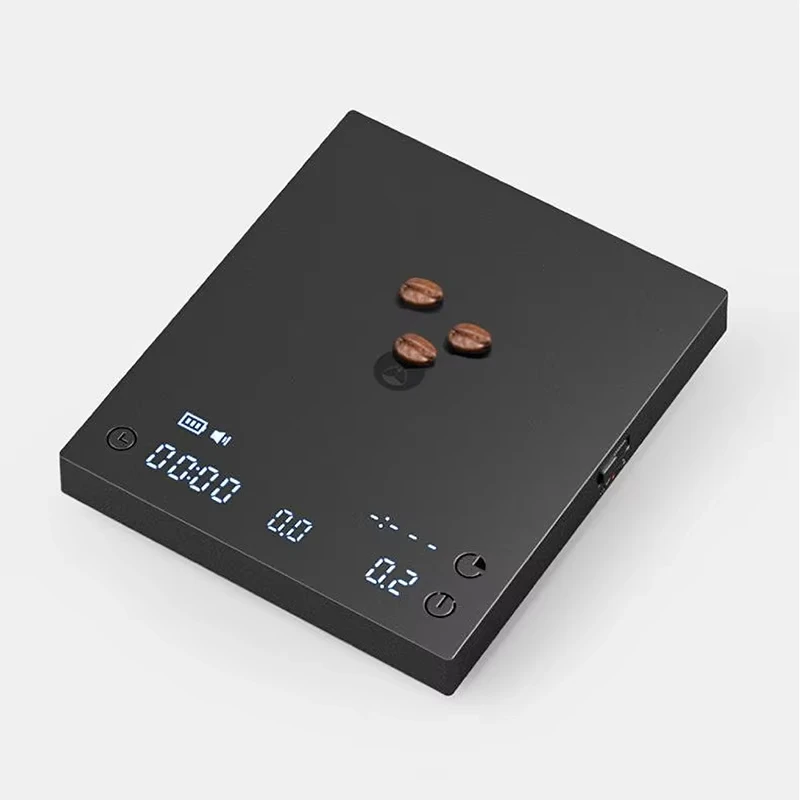 TIMEMORE Black Mirror BASIC3 Digital Coffee Scale 0.1g Accuracy Lightweight Touch Button Kitchen Scales With Weighing And Timing