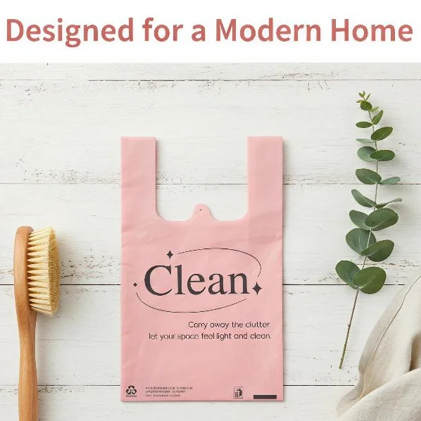 50Pcs Thick Leakproof Drawstring Trash Bags Tear Resistant Kitchen Bathroom Waste Storage Pouch