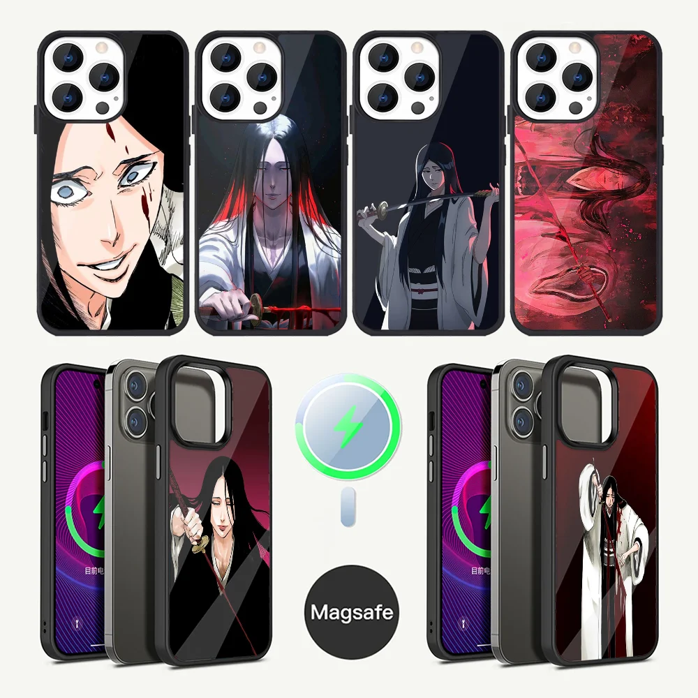 Retsu Unohana B-Bleachs Phone Case For iPhone 16,15,14,13,12,11,Plus,Pro,Max Mini Magsafe Magnetic Wireless Charging