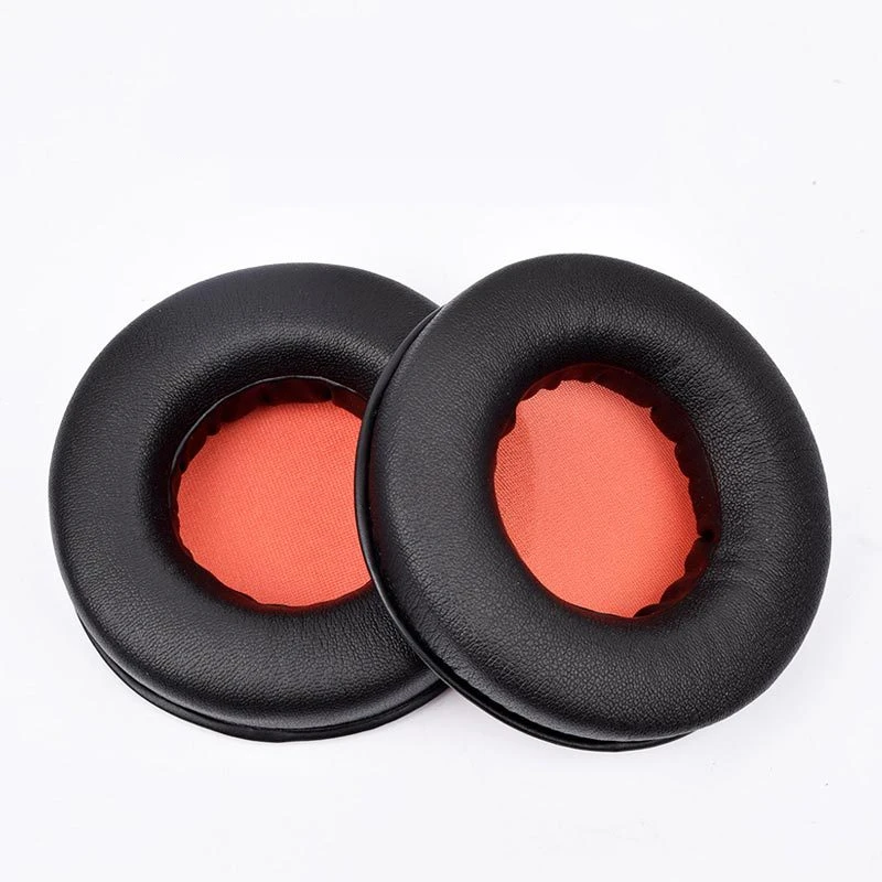 1 par EarPads para Razer Kraken Pro V1 Pro2015 USB 7.1 Fone De Ouvido Earmuff Couro Esponja Manga Acessórios de Reposição 90MM