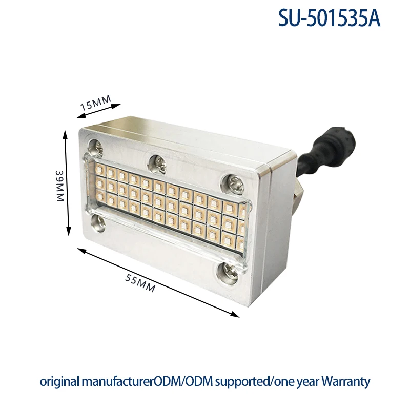 135W SU-501535A Water Cooled  UV LED Curing Lamp  395 NM for Epson Single-Head LED UV Varnish Curing  for varnish UV Glue Drying