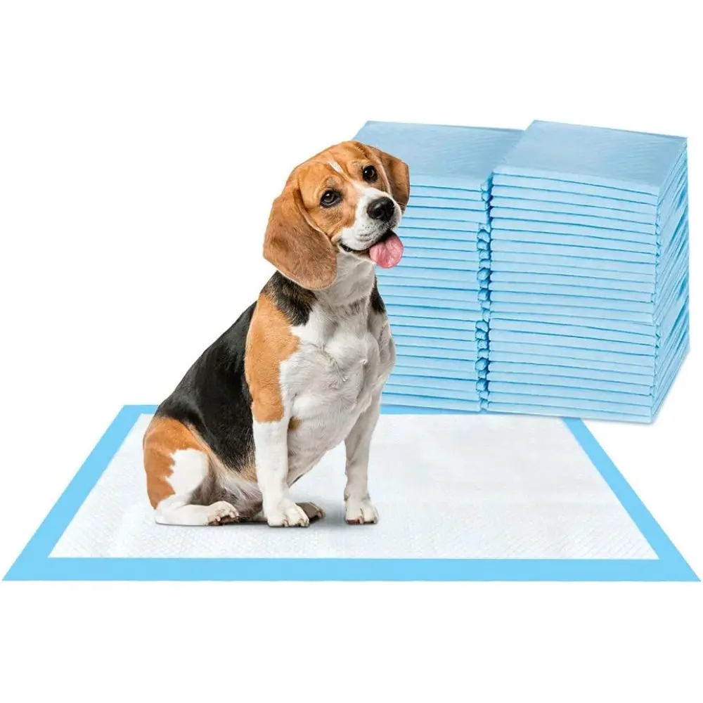 

ScratchMe Super-Absorbent Waterproof Dog and Puppy Pet Training Pad, Housebreaking Pet Pad, 50-Count Small-Size, Blue