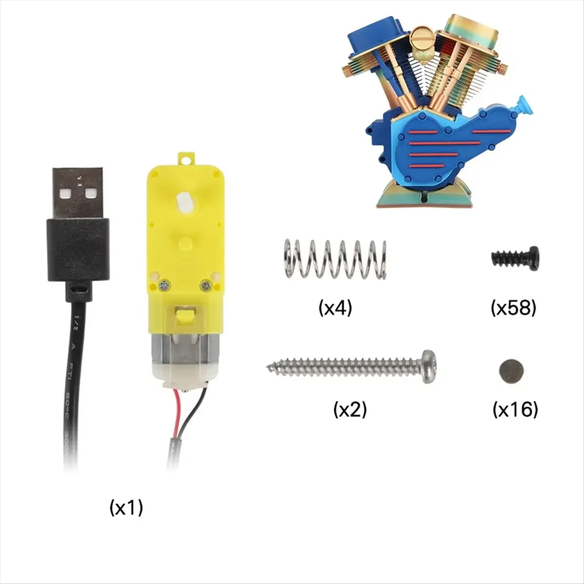 A49T Standard Single Bamboo Printing Model Reducer Motor DC5V 59RPM DIY for 3D Printer Accessories MUALPHA SN305 Series