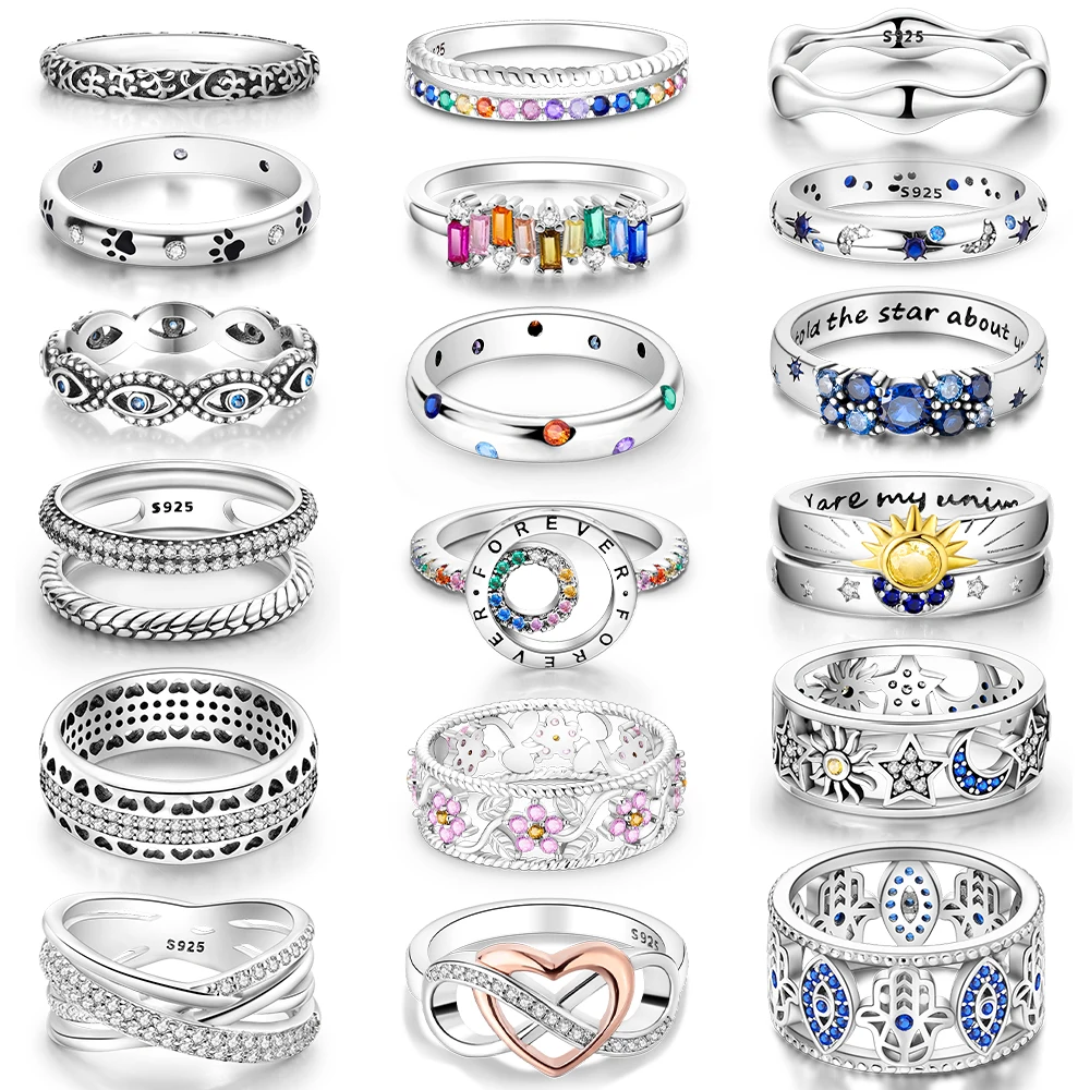 

Кольцо женское из серебра 2024 пробы с голубыми глазами и фианитом