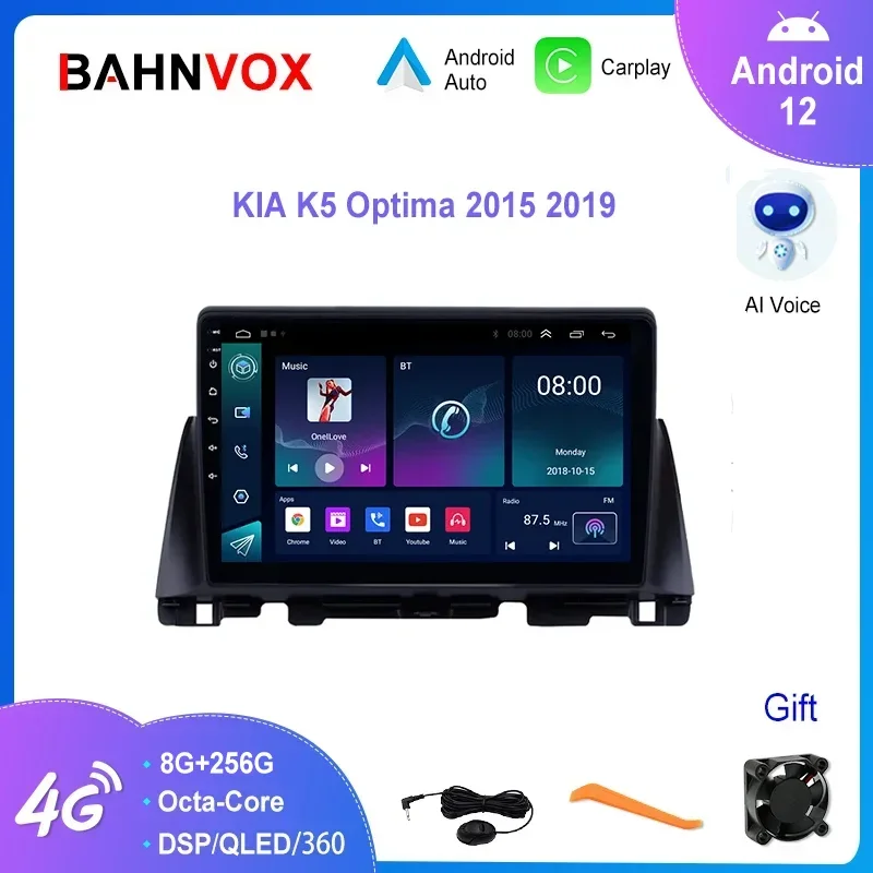 

10.1" Android 12.0 Car Radio for KIA Optima K5 2015-2019 Navigation GPS Multimedia Video Player Stereo Carplay Head Unit 2din