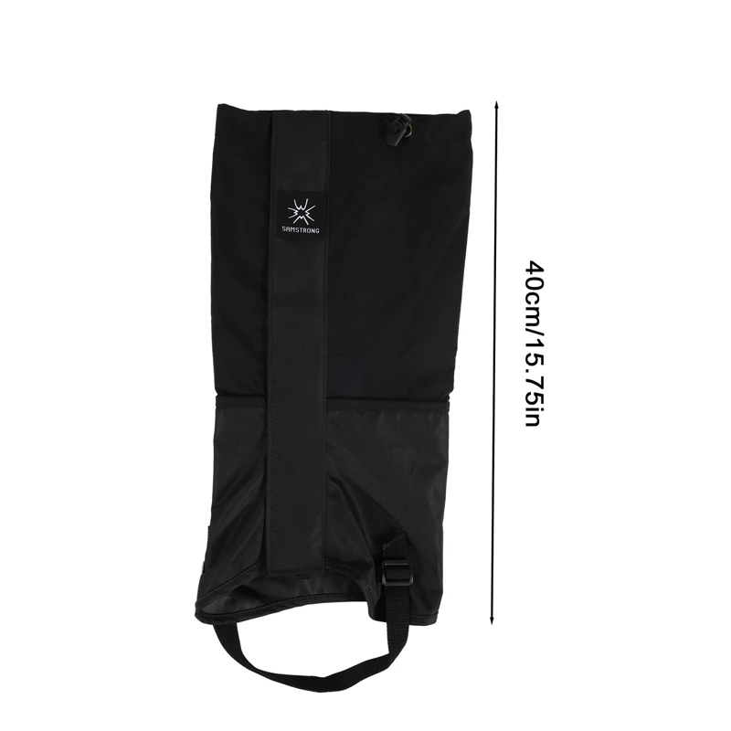 1 Paar Wasserdichte Beinabdeckungen mit Elastischem Band, Langer Beinschutz für Wandern, Skifahren, Klettern, Hosen- und Schuhüberzug, Langlebige Bandage – Detail 14