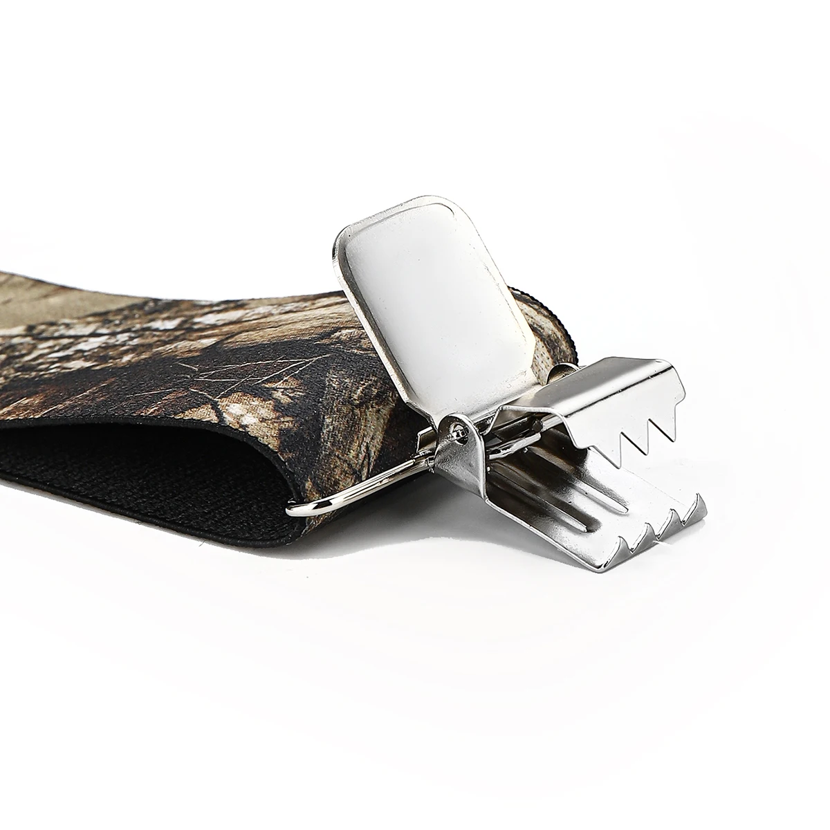 قميص بدلة رجالي بأربعة مشابك غير قابلة للانزلاق على شكل أوراق شجر 4 حمالات