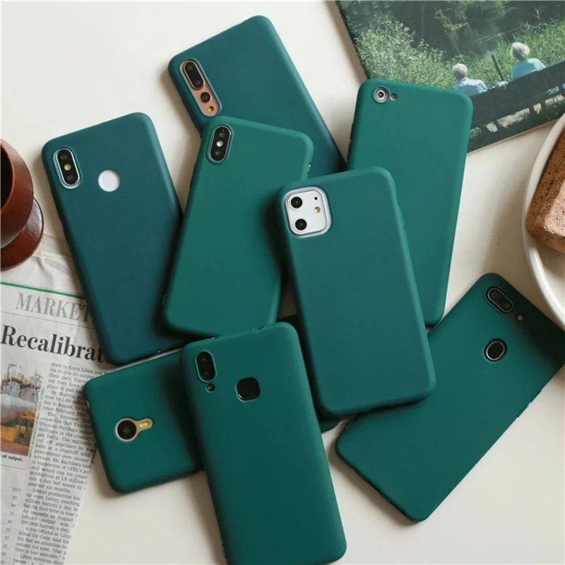 Luxury Matte Soft Phone Case for Huawei P60 Pro P50 P40 P30 P20 Mate 60 50 40 30 Llite Shockproof Bumper Silicone Back Cover