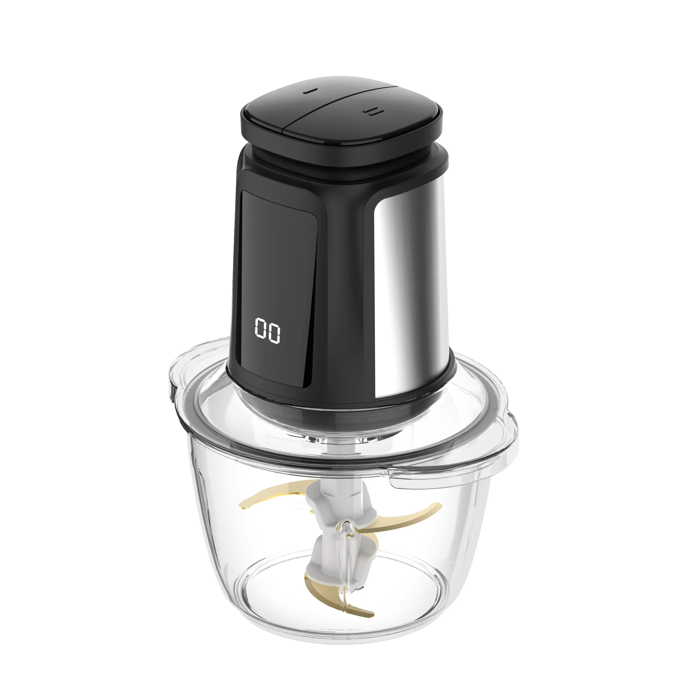 

New modelBest Mini Automatic Electric Stainless Steel Meat Grinder Vegetable Chopper 2L 3L Kitchen Food Slicers Factor