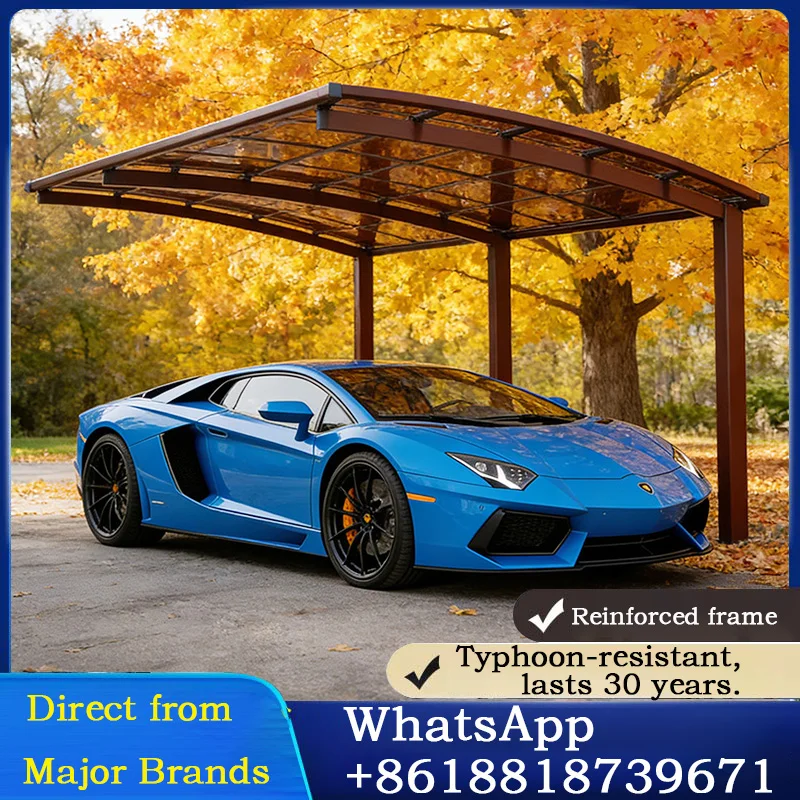 

Built To Withstand The Elements Outdoor Waterproof Impact Resistant Carport For Country House And Garden Useful Parking For Cars