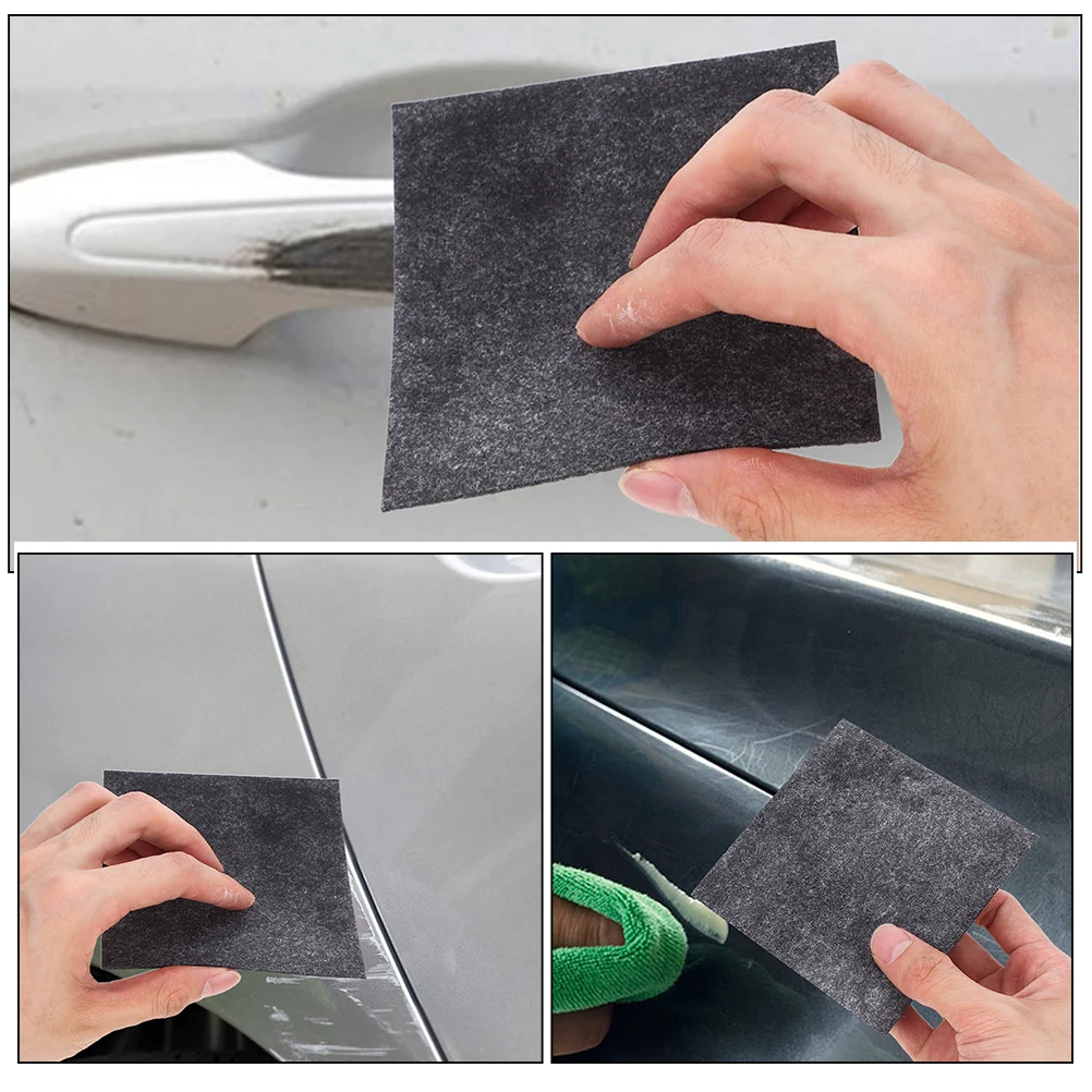 

5pcs Car Repair Nano Sparkle Cloth Vehicle Paint Scratch Remover Reusable Auto Scratch Removal Cloth For Car Body Glass Plastic