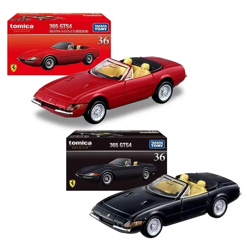 

TOMY TOMICA Black Box Premium Ferrari TP36 365 GTS4 Limited Edition, коллекционная модель из литого металла