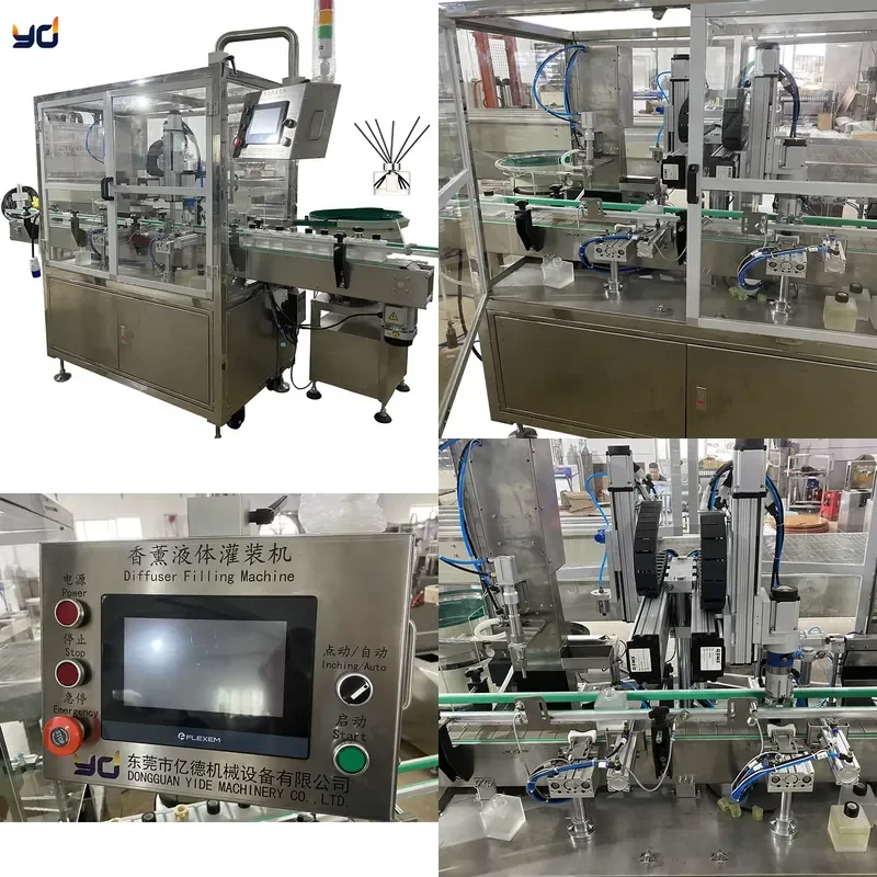 2026 CE New Automatic Electric High-Accuracy 1ml Liquid Reed Diffuser Essential Oil Perfume Vials Filling Capping