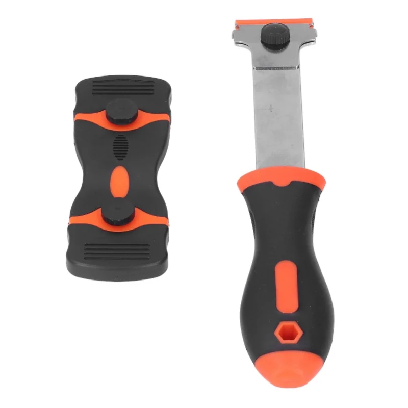 32 Pcs/Set Razor Blade Scraper Kit Long Handle And Double Edged Scrape Knives With Blades For Wall Glass