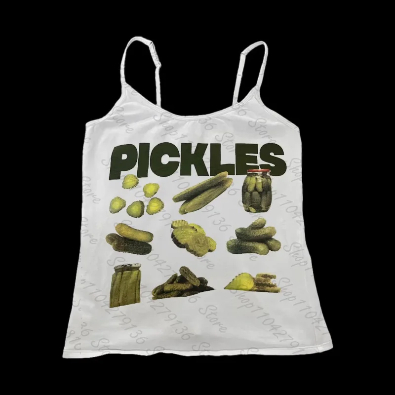 Harajuku Vintage Gothic Women Corset Tank Tops Y2k Sexy Shirts Print Emo Streetwear Punk Figure Graphics Camisole Tops Crop Tops