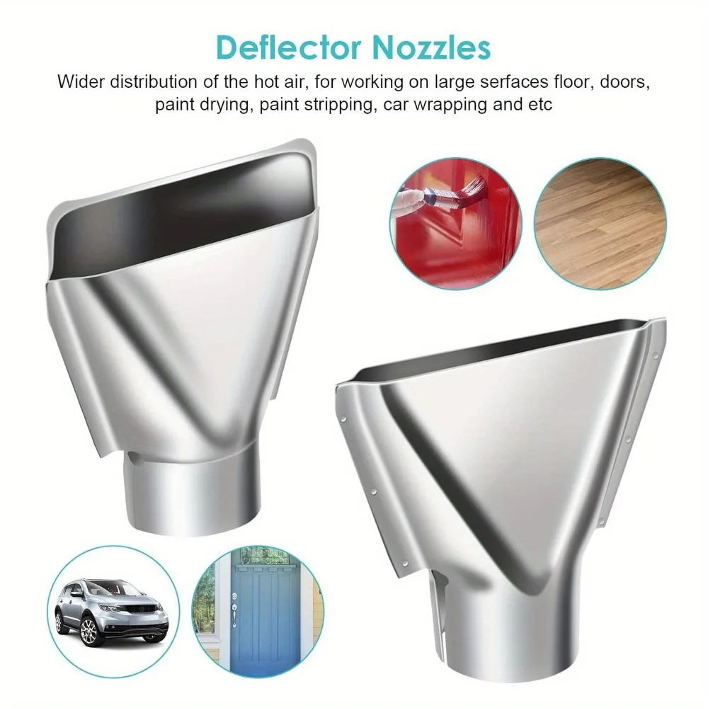 용접 스테이션용 9팩 35mm 열풍 노즐 교체 키트 - 전문 용접 도구용 정밀 노즐 액세서리