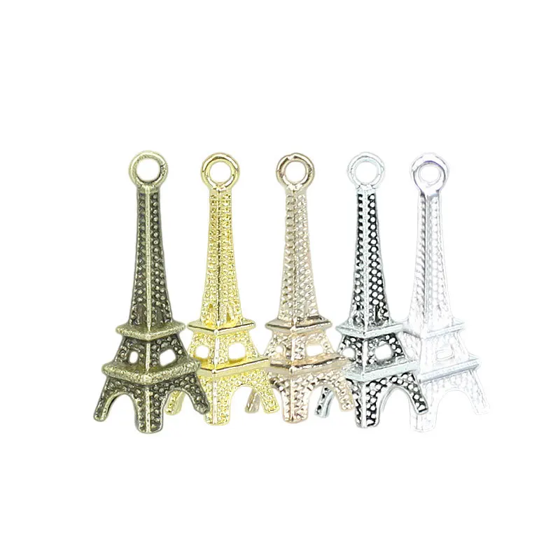 20Pcs/Lot Charms Eiffel Tower Paris 23x8mm Tibetan Silver Color Pendants Antique Jewelry Making DIY Handmade Craft