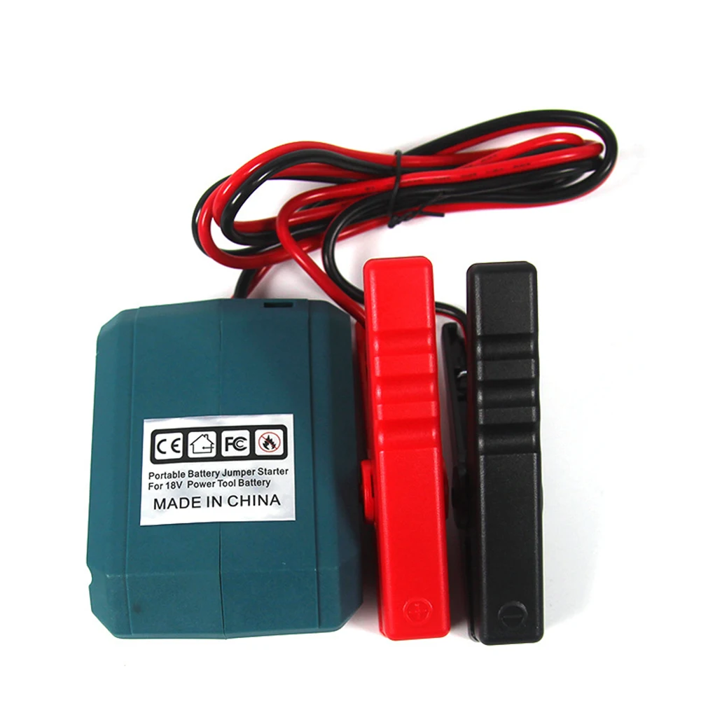1pc Car Starter With 12awg Pure Copper Wire Battery Jump Start Jump-start Cables Car Starter For Lithium-ion Tool Batteries