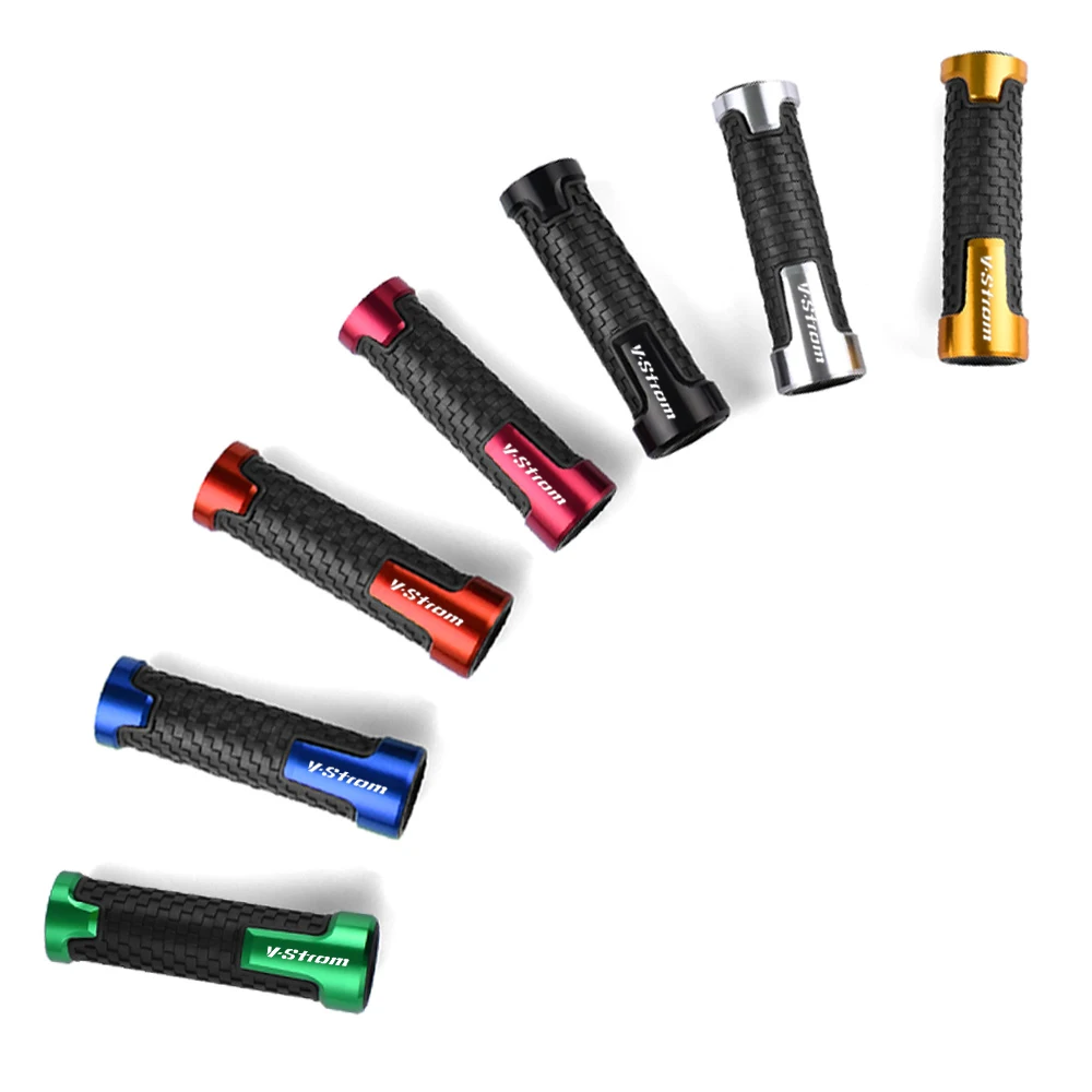 لسوزوكي V-STROM فستروم DL 250 650 1000 1050 XT 800 DE 800DE 7/8 "22 مللي متر بار ينتهي دراجة نارية مقابض دراجة نارية المقود ينتهي