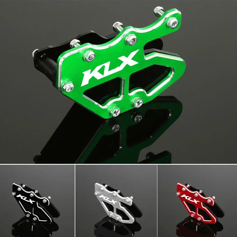 KLX LOGO CNC sotto la copertura della protezione della guida della catena per KAWASAKI KLX 300 300R 300SM 1997-2007 2020-2023