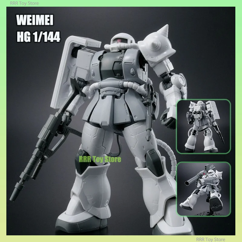 

WEIMEI WM HG 1/144 MC-06C-6 R6 Zaku 2 The Base Limited Ver Painting Color Assembly Model Kit Action Robot Plastic Model Toys