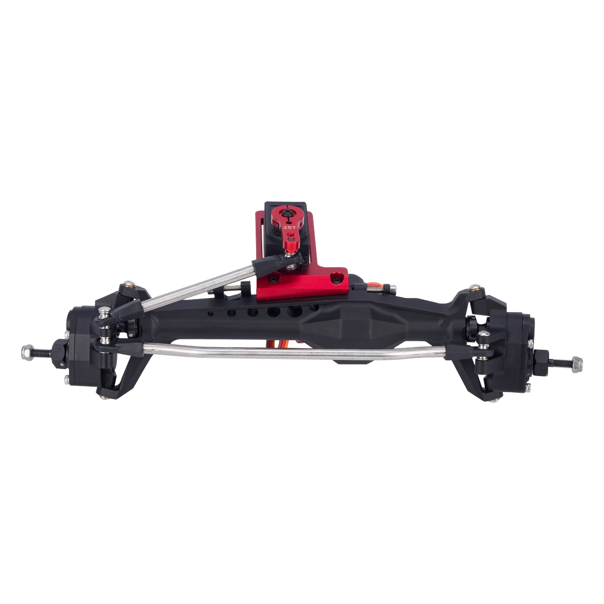 Soporte de Servo de dirección de aleación de aluminio 1/10, soporte de montaje Servo de precisión para Axial Capra LCG RC, pieza de coche RC